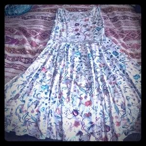 White midi dress by BlackMilk